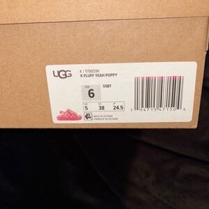 UGG Fluff Yeah Sandals in Red